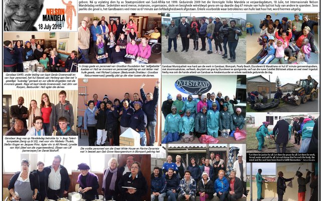 Gansbaai Courant Nelson Mandela Dag 18 Julie 2015 Collage_1